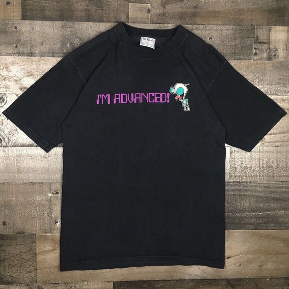 Rare Vintage 2002 Invader Zim Gir T Shirt Cartoon Tee Mall Goth Emo Small Y2K - Picture 12 of 14